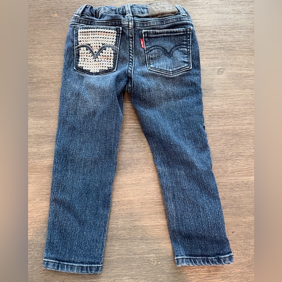 Levi's Other - Levi's Girls Blue Jeans with Sequin Accents